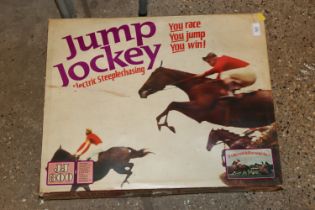 A vintage electric Jump Jockey game by Tri-ang