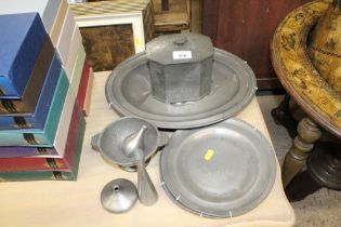 A quantity of Talbot and other pewterware