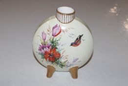 J. Derbyshire for Worcester hand painted vase deco