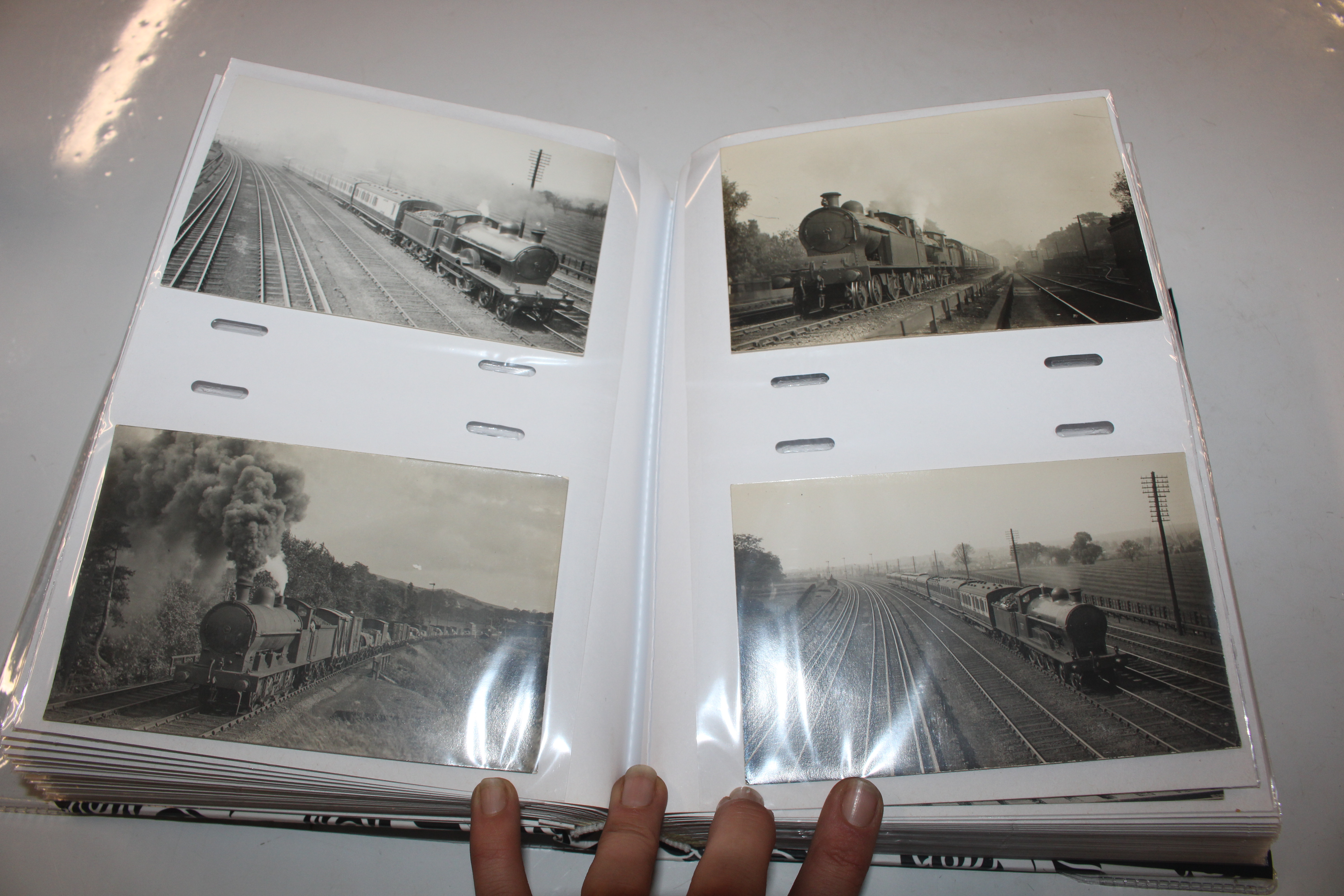 A photo album and contents of approx. 200 railway - Image 2 of 8