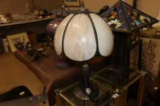 A Tiffany style table lamp