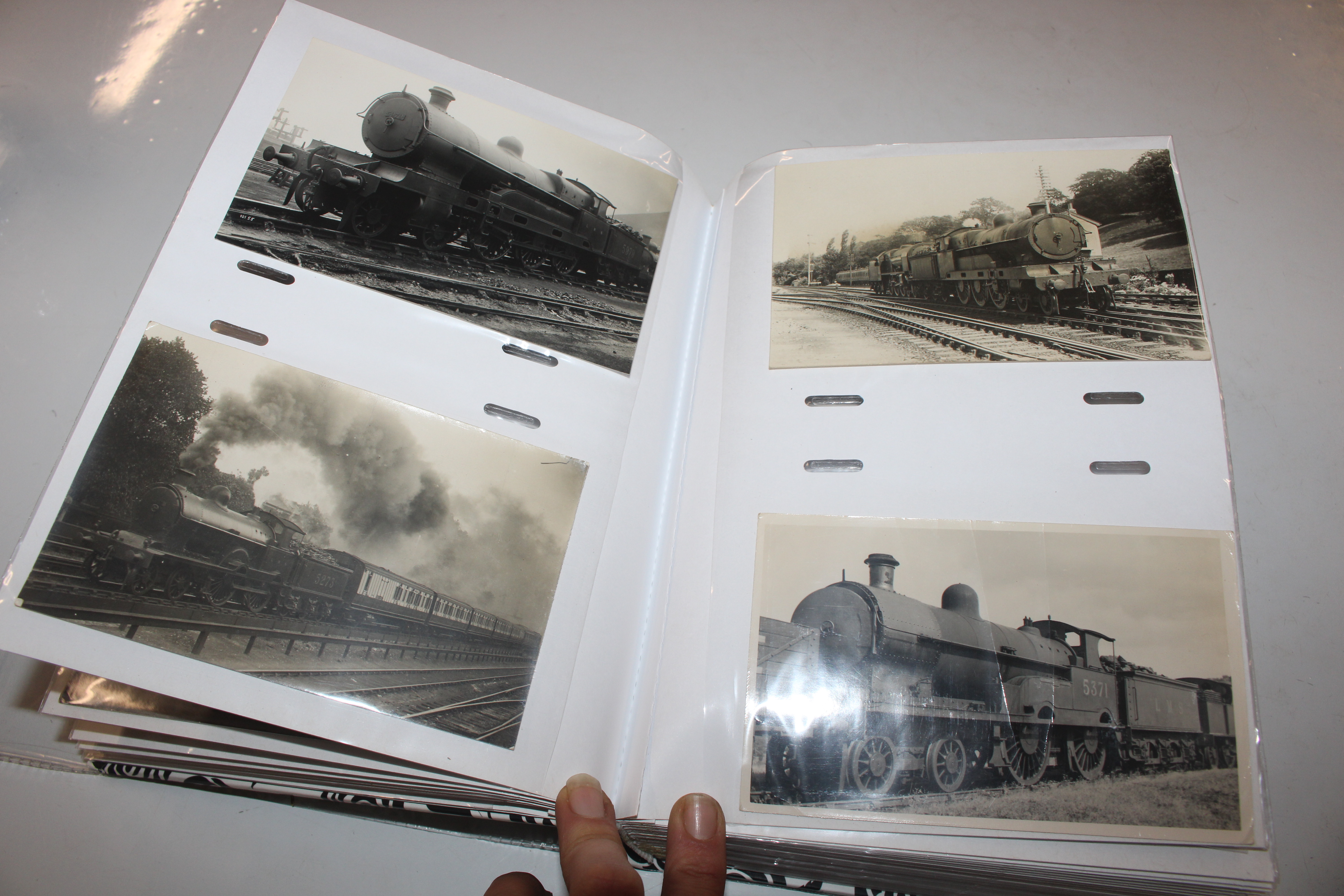 A photo album and contents of approx. 200 railway - Image 6 of 8
