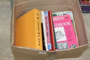 A box of old pre-decimal and early decimal magazin