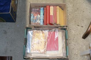 Two boxes of books to include Beatles books, biogr