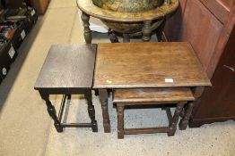 Three various occasional tables