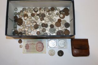 A collection of pre 1947 three pences and various