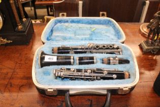 A Selma of London student clarinet ion fitted case