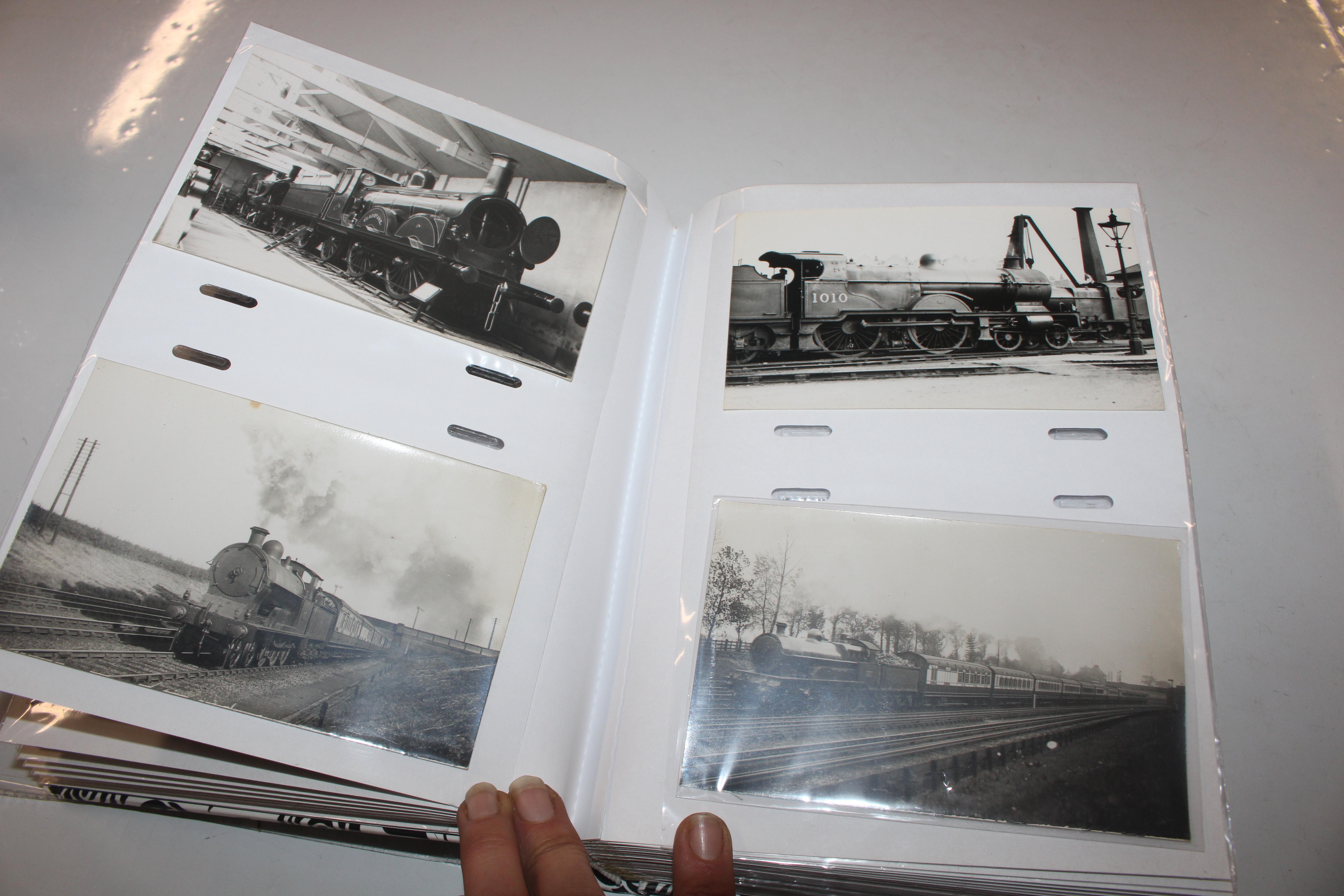 A photo album and contents of approx. 200 railway - Image 5 of 8