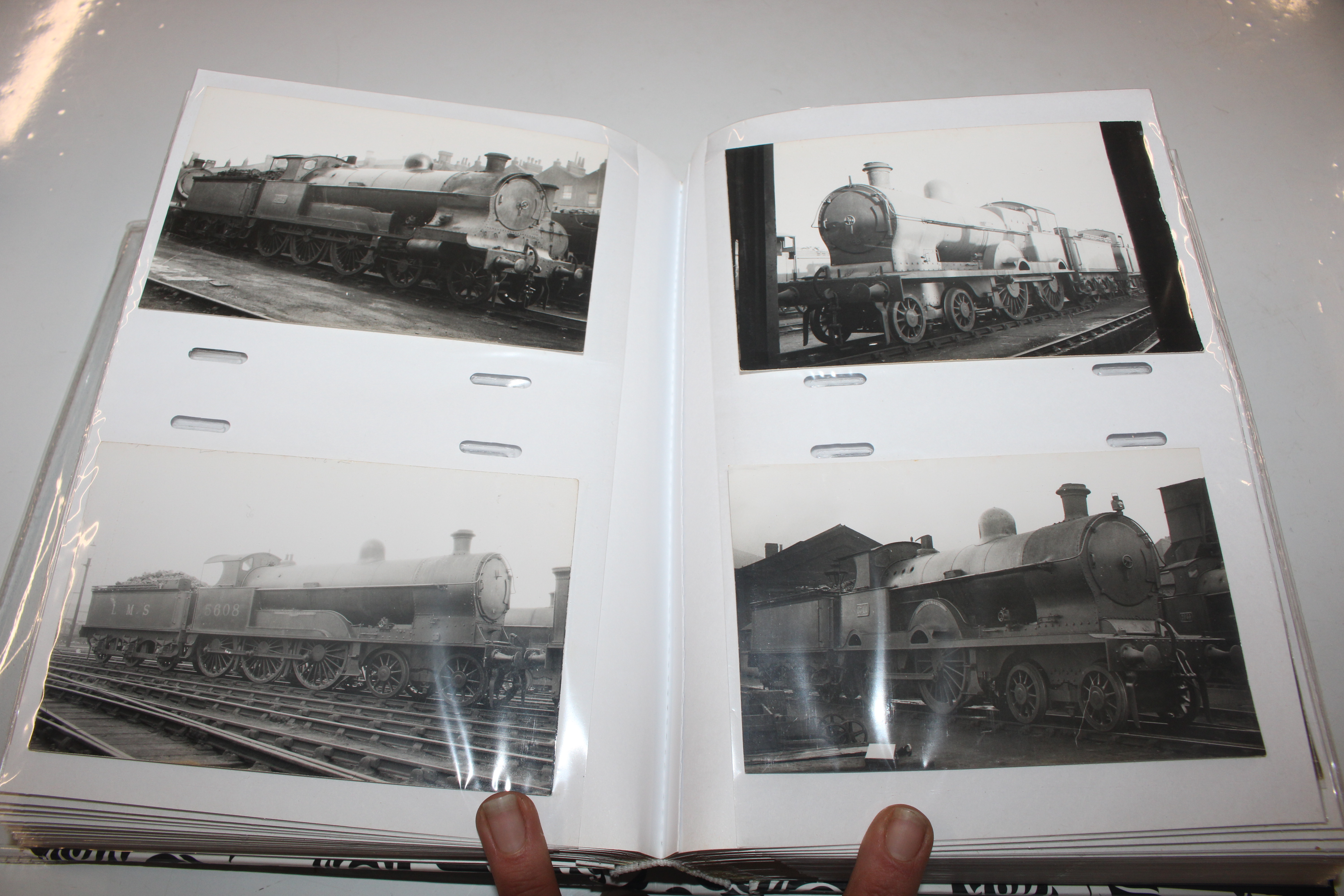 A photo album and contents of approx. 200 railway - Image 3 of 8