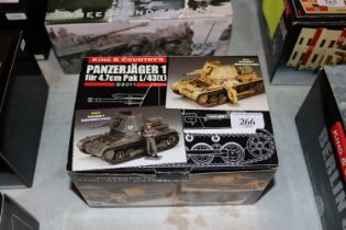 A King and Country's boxed model Panzer Jager 1 AK