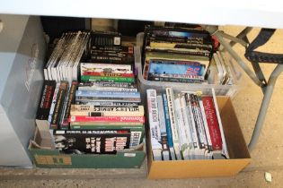 Three boxes of military related books