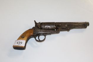 19th Century Belgium percussion Colt revolver