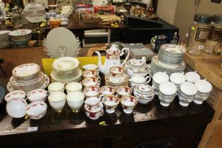 A quantity of various teaware to include Tuscan ,