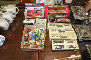 A quantity of various die-cast vehicles to include