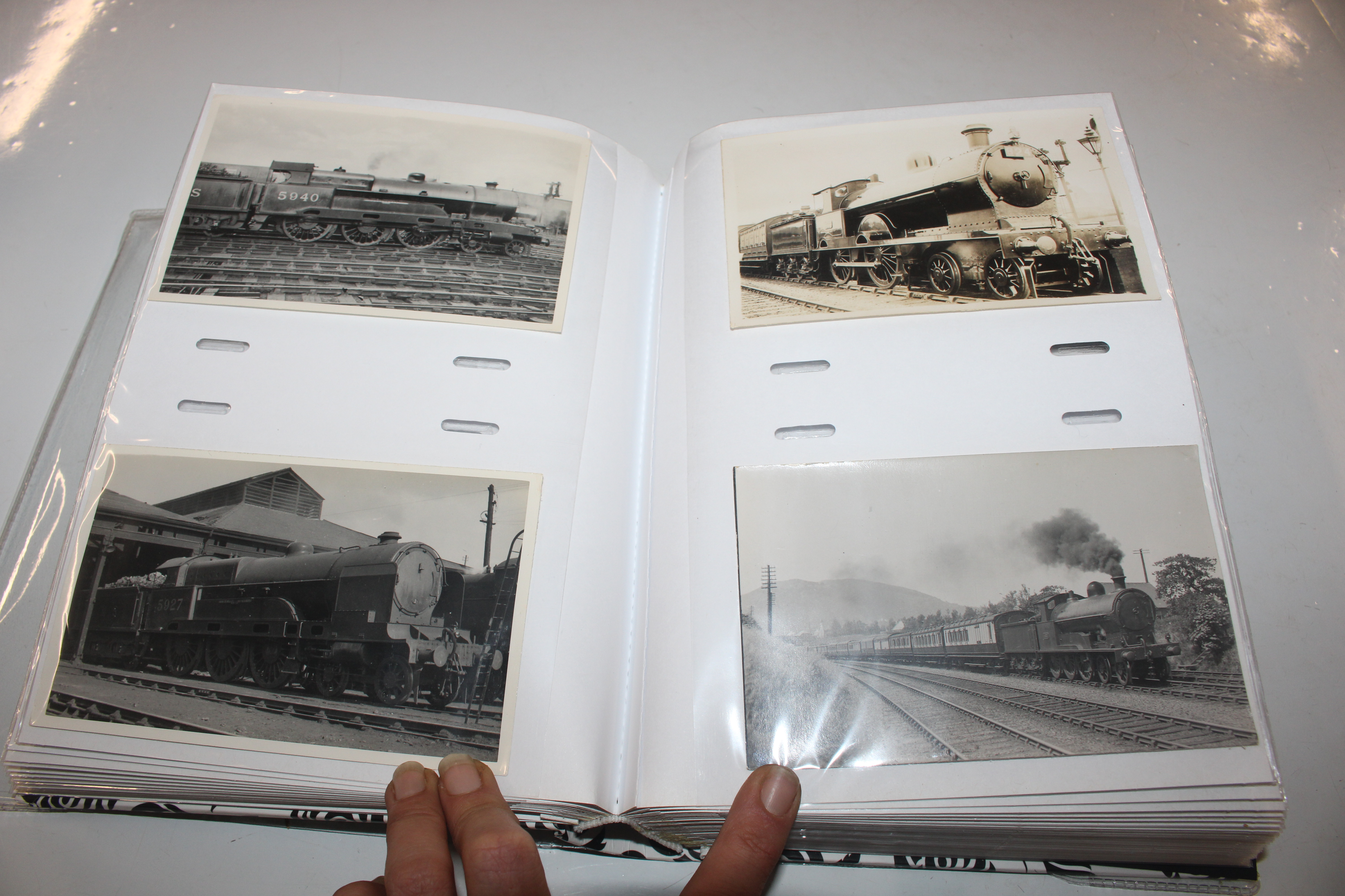 A photo album and contents of approx. 200 railway - Image 4 of 8