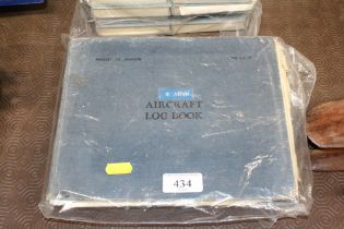 Aircraft log books to J. Hodgson