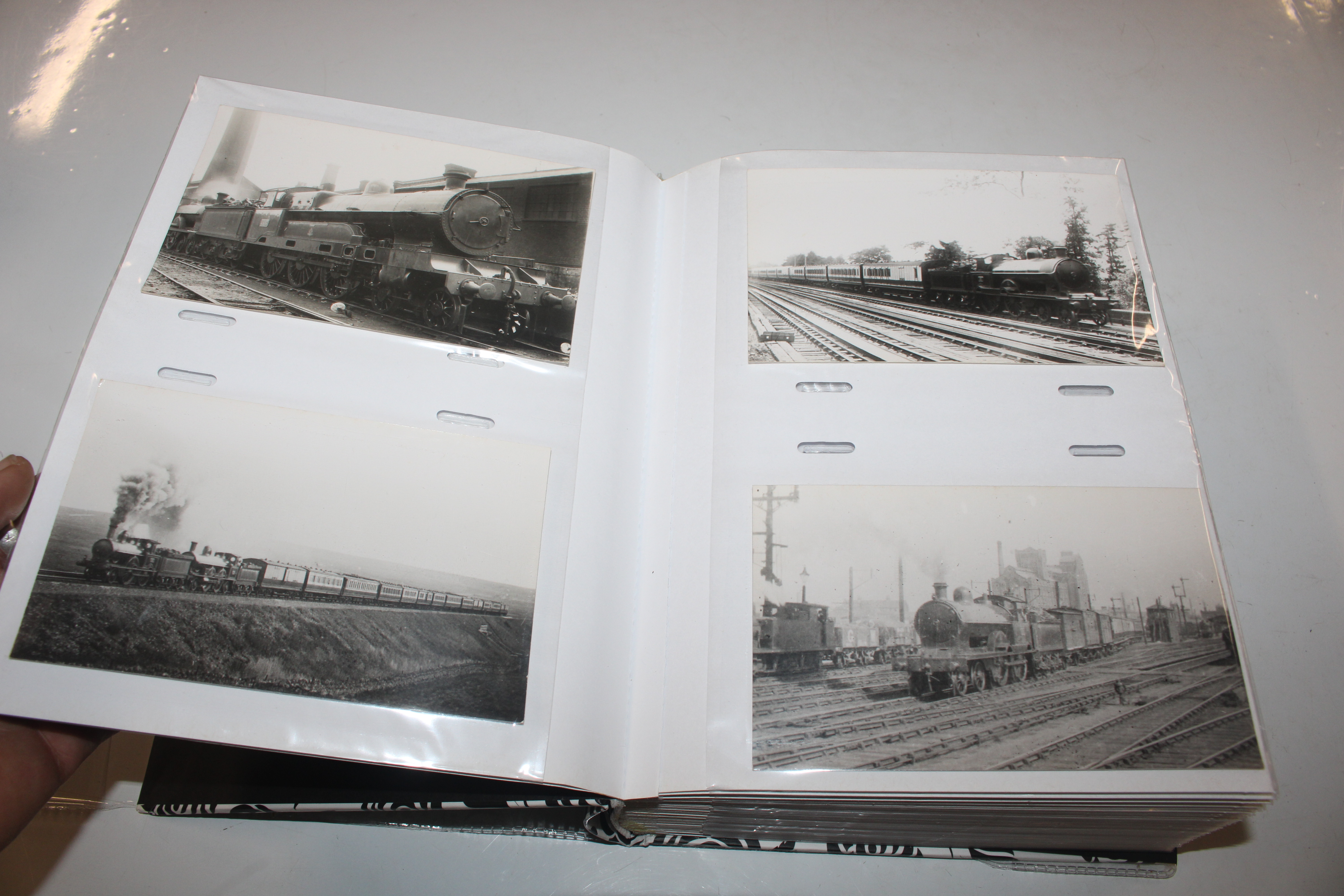 A photo album and contents of approx. 200 railway - Image 8 of 8