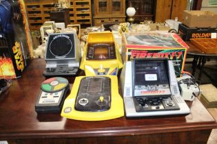 A quantity of vintage games to include Astro Wars,
