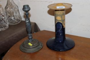 An early 20th Century Royal Doulton candlestick de