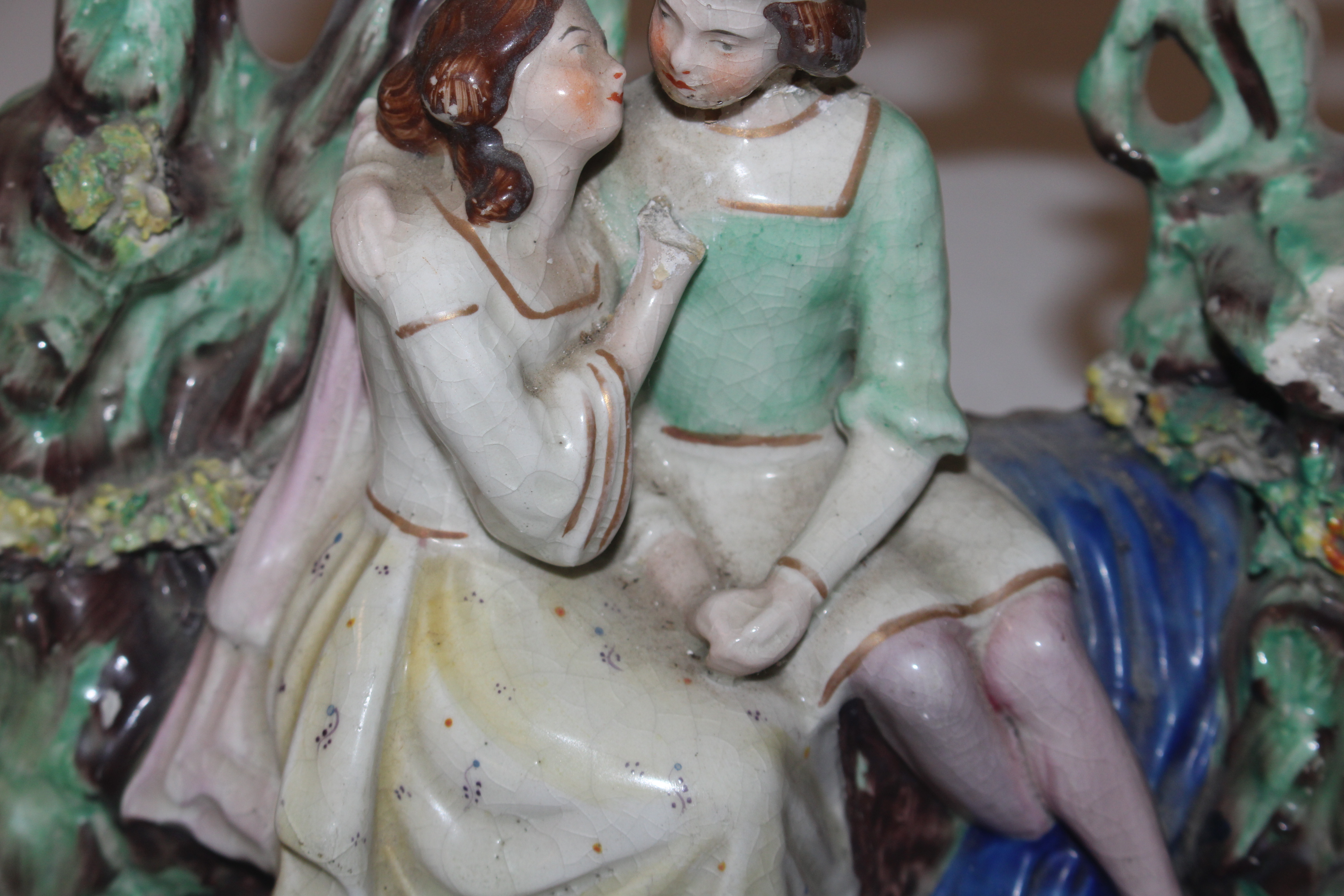 A Staffordshire style figure group AF - Image 3 of 16