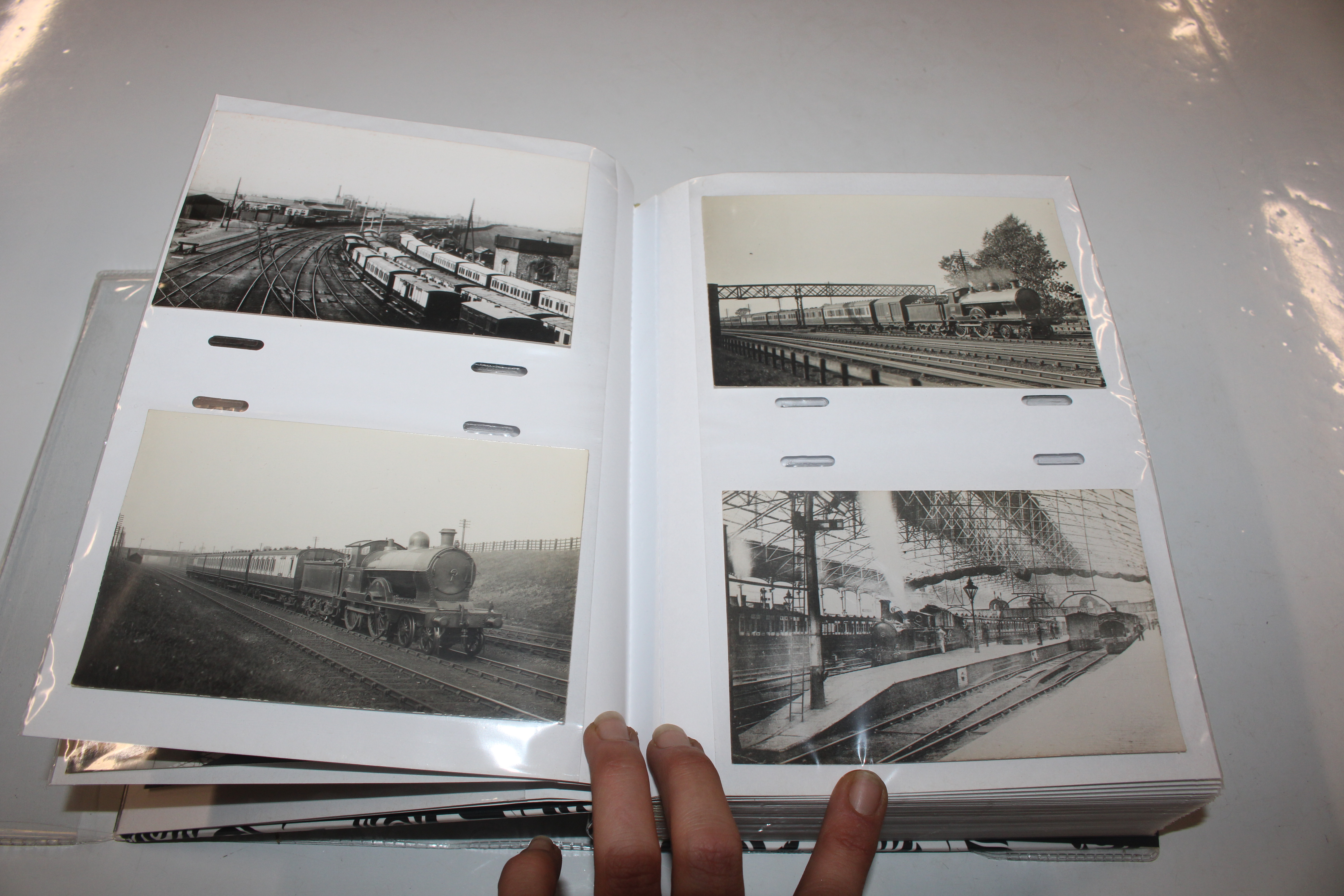 A photo album and contents of approx. 200 railway - Image 7 of 8