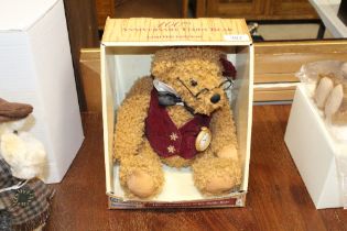 A boxed Chad Valley Teddy Bear "100th Anniversary