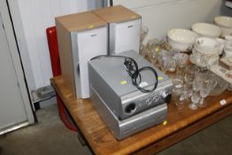 A Sony HiFi system and speakers
