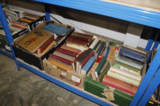 Three boxes of miscellaneous books including histo