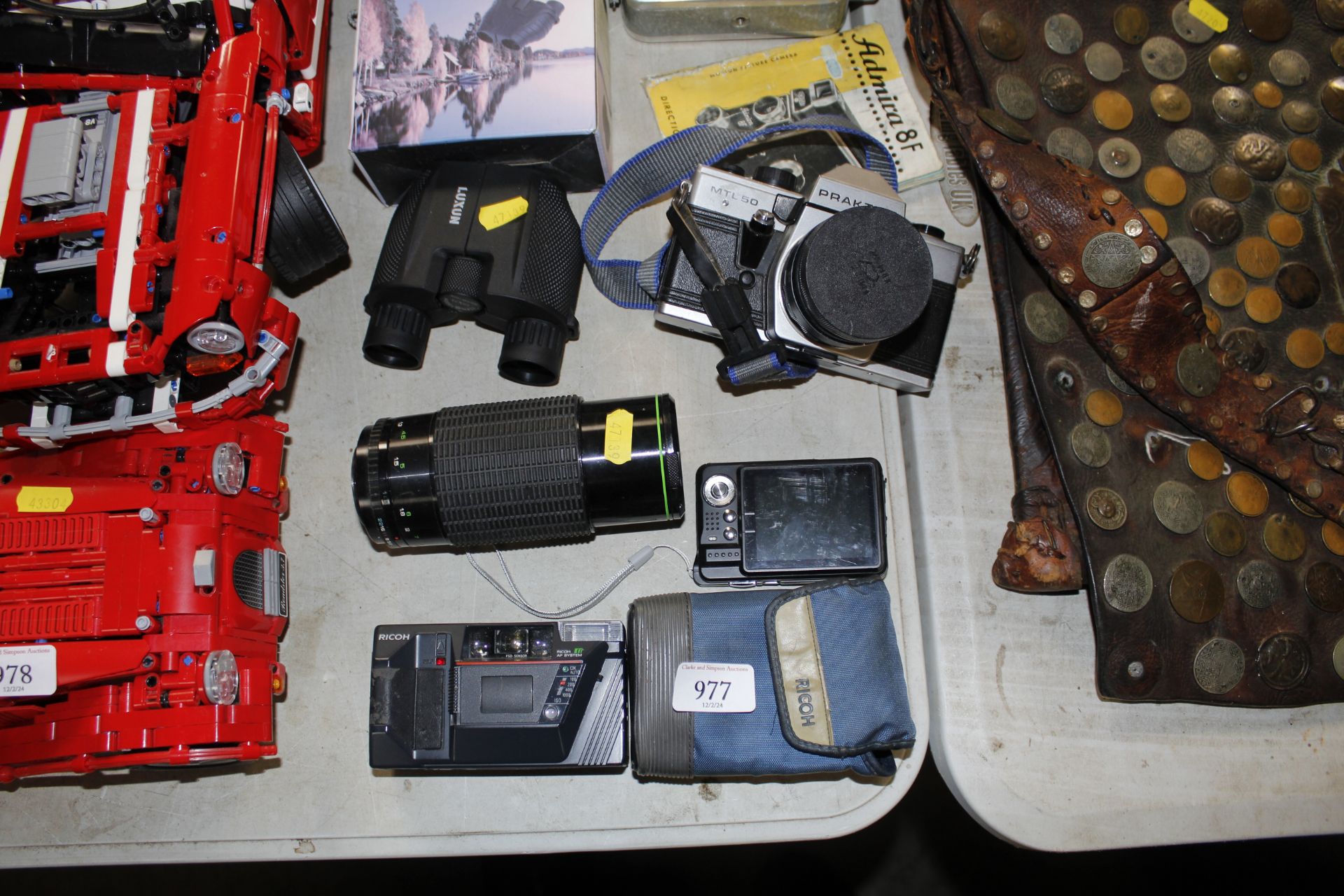 A collection of cameras, lenses, binoculars to include Hapo 66e etc. - Image 3 of 3