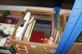 A box of miscellaneous antiquarian books