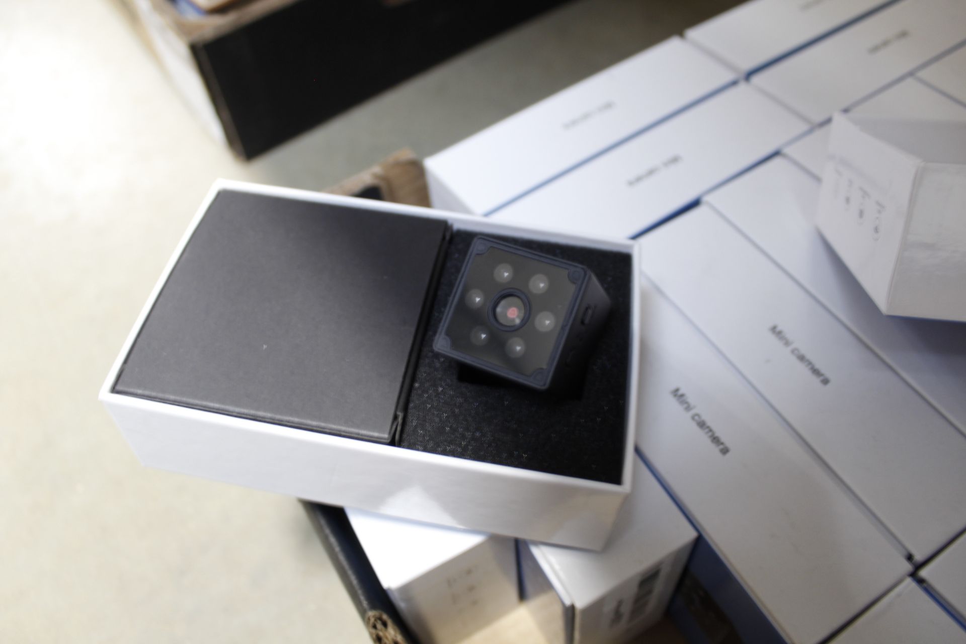 A box of mini security cameras - Image 2 of 2