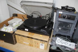 An Ion Profile Express turntable with box