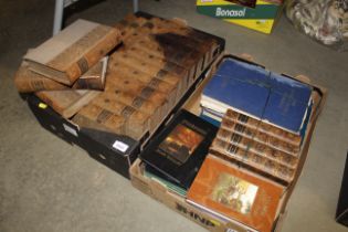 Two boxes containing miscellaneous antiquarian and