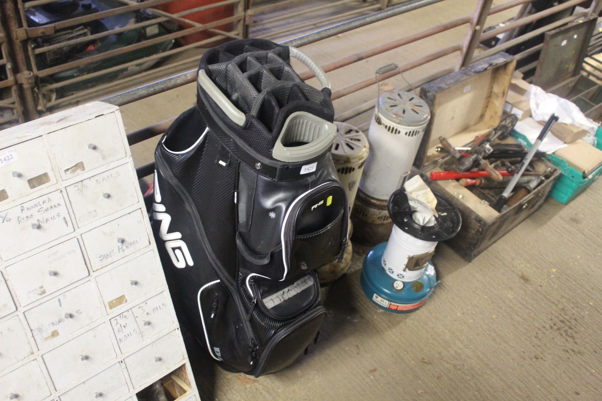 A Ping golf bag