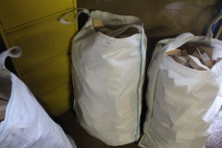 A bag of offcut firewood