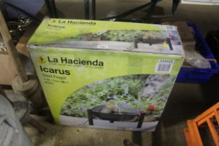 A La Hacienda steel firepit as new in original box