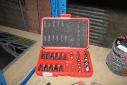 A 35-piece Star & Drive bit set in fitted plastic