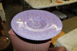 An Art Glass pedestal dish