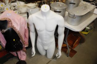 A male mannequin