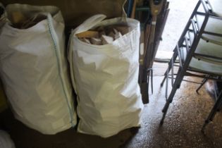 A bag of offcut firewood