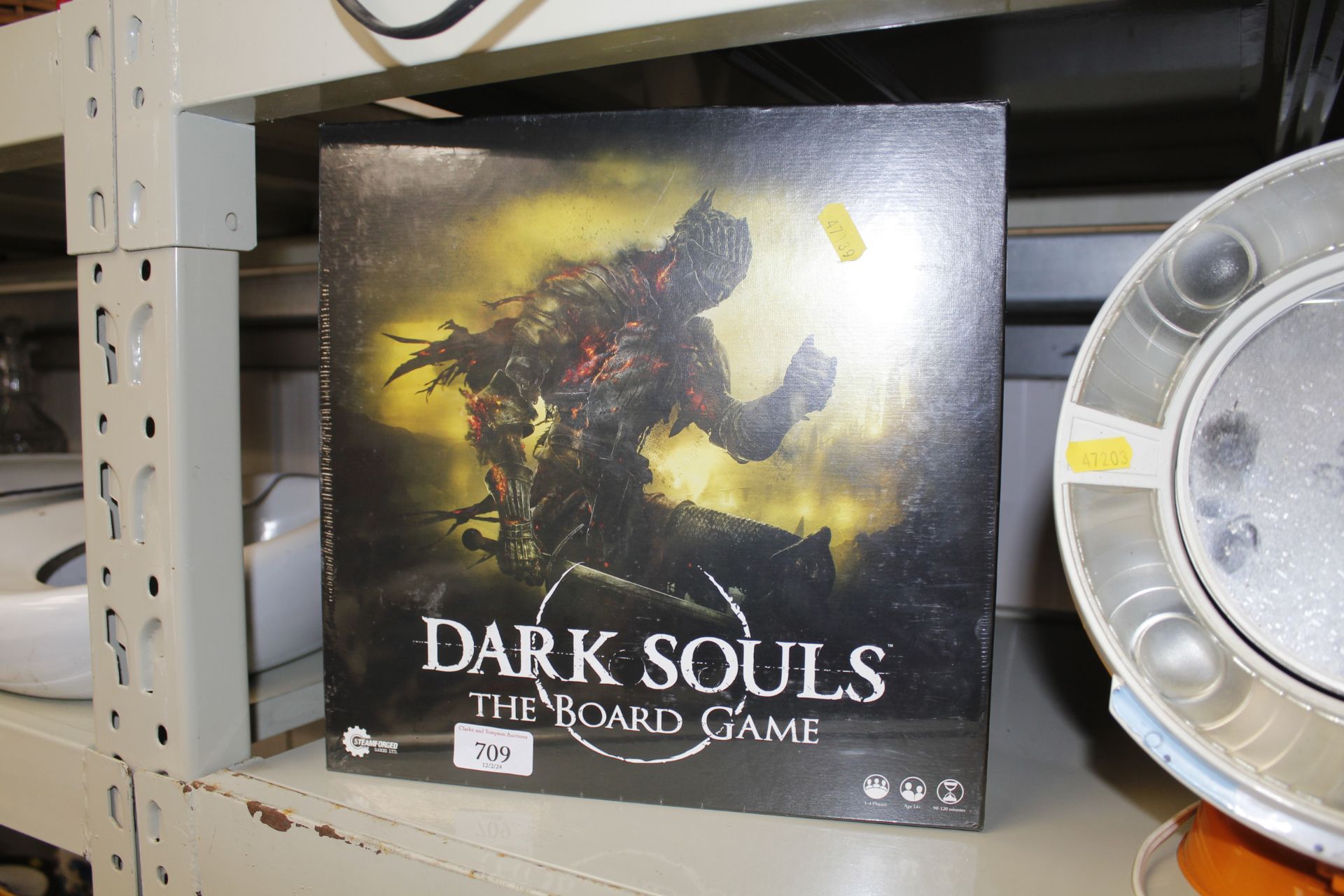 A boxed Dark Souls board game in original packagin