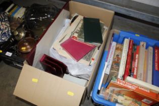 A box of miscellaneous books, periodicals, old new