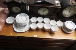 A quantity of Susie Cooper tea ware and Coleclough tea ware