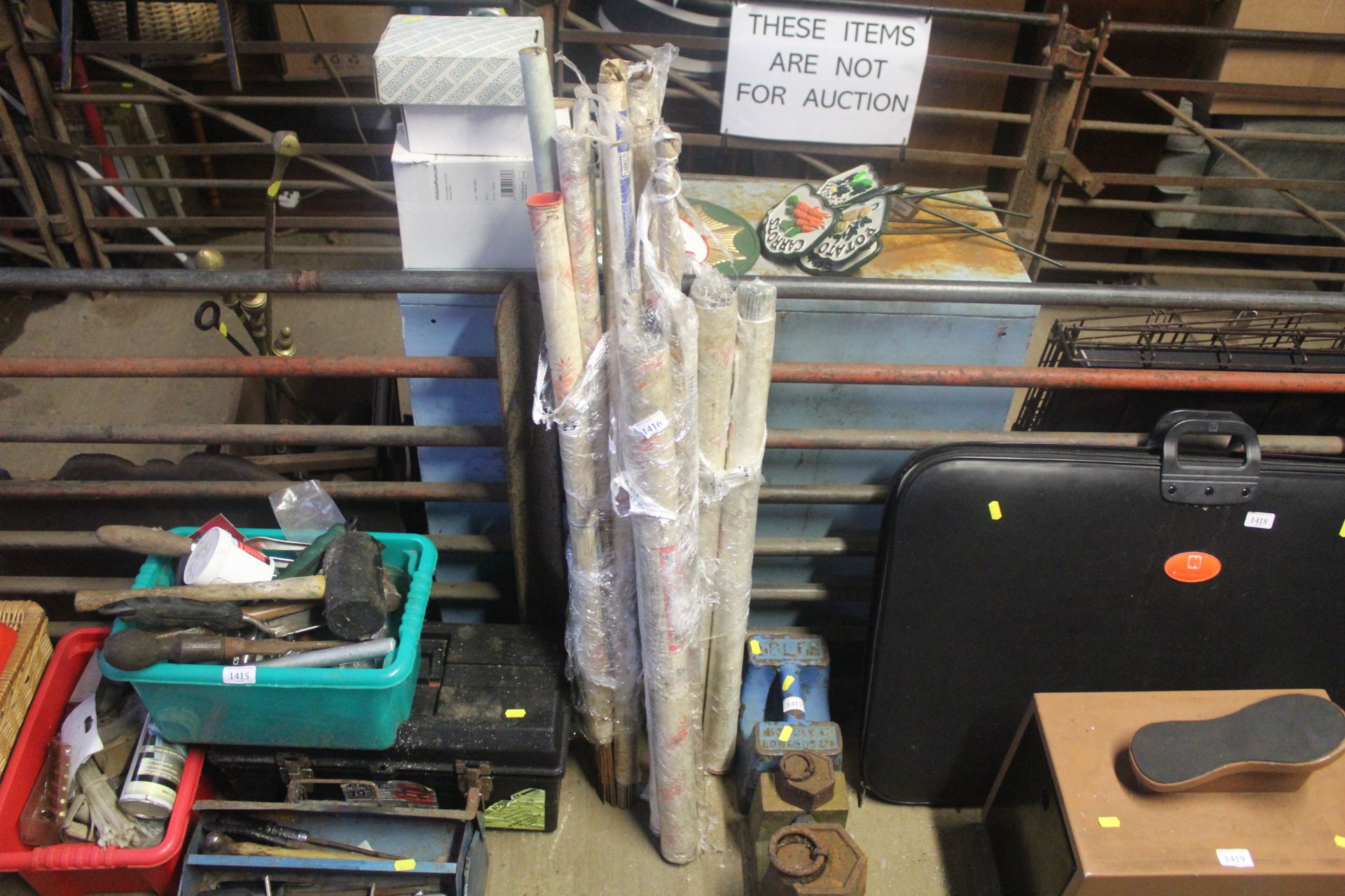 A large quantity of various welding rods