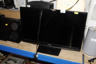 A Samsung flat screen television