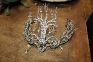 A decorative tiara