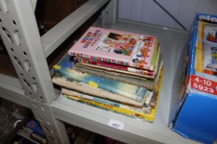 A collection of children's books