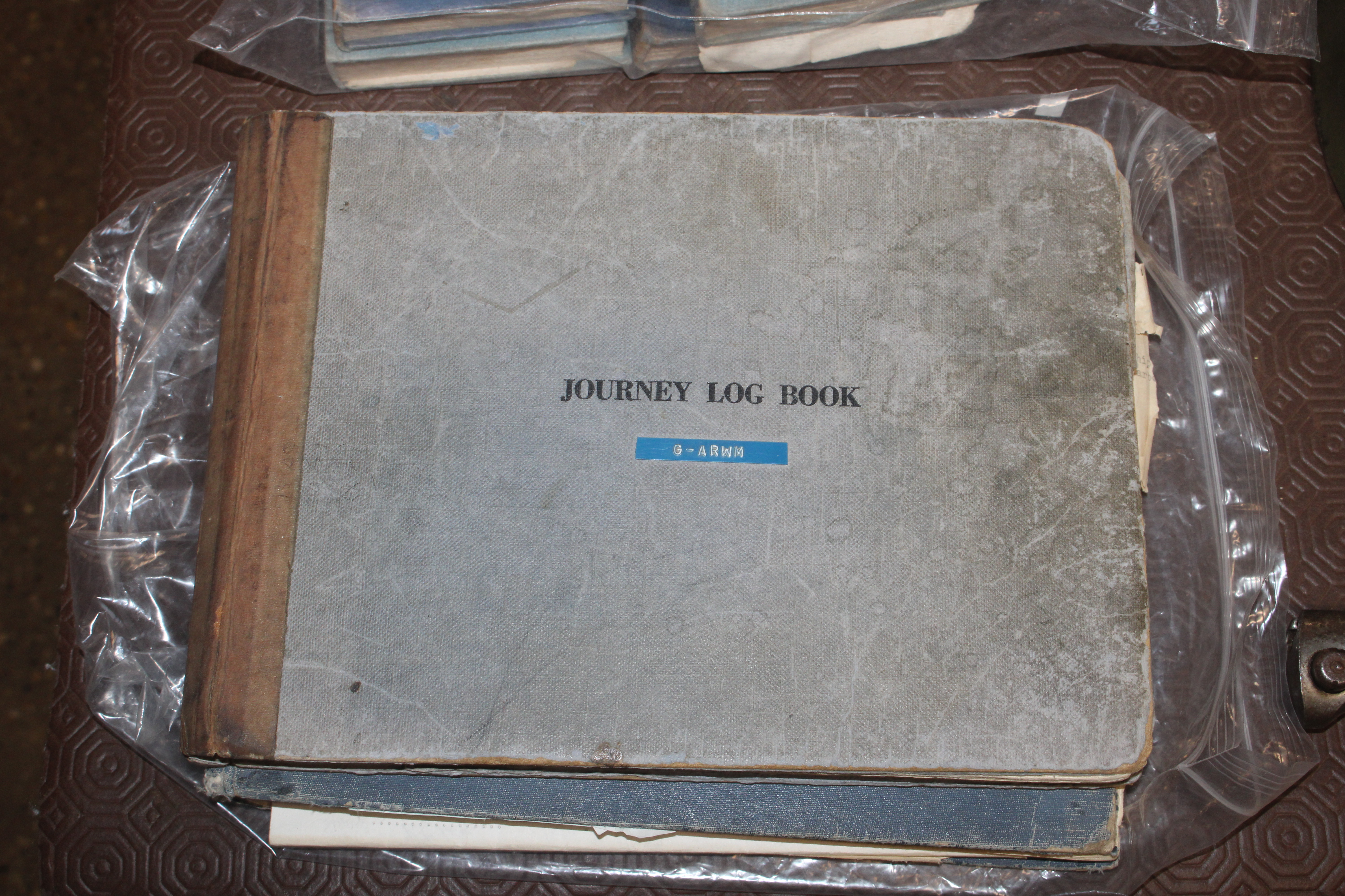 Aircraft log books to J. Hodgson
