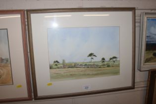 J. Austin, watercolour study possibly Blythburgh