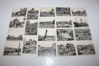 A collection of WWII photographic prints including